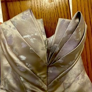 Vintage Zac Posen Truly Purple Dress with Silver Design.